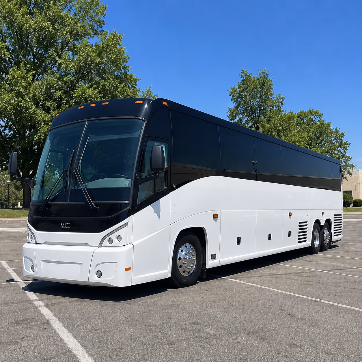 charter buses for winston salem trade shows at the benton