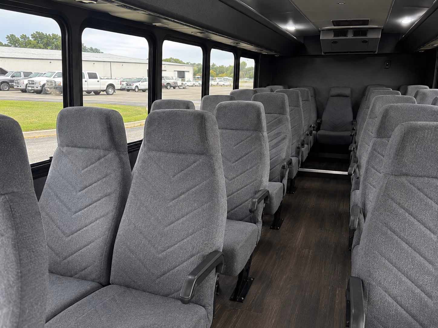 winston salem 18 passenger minibus interior