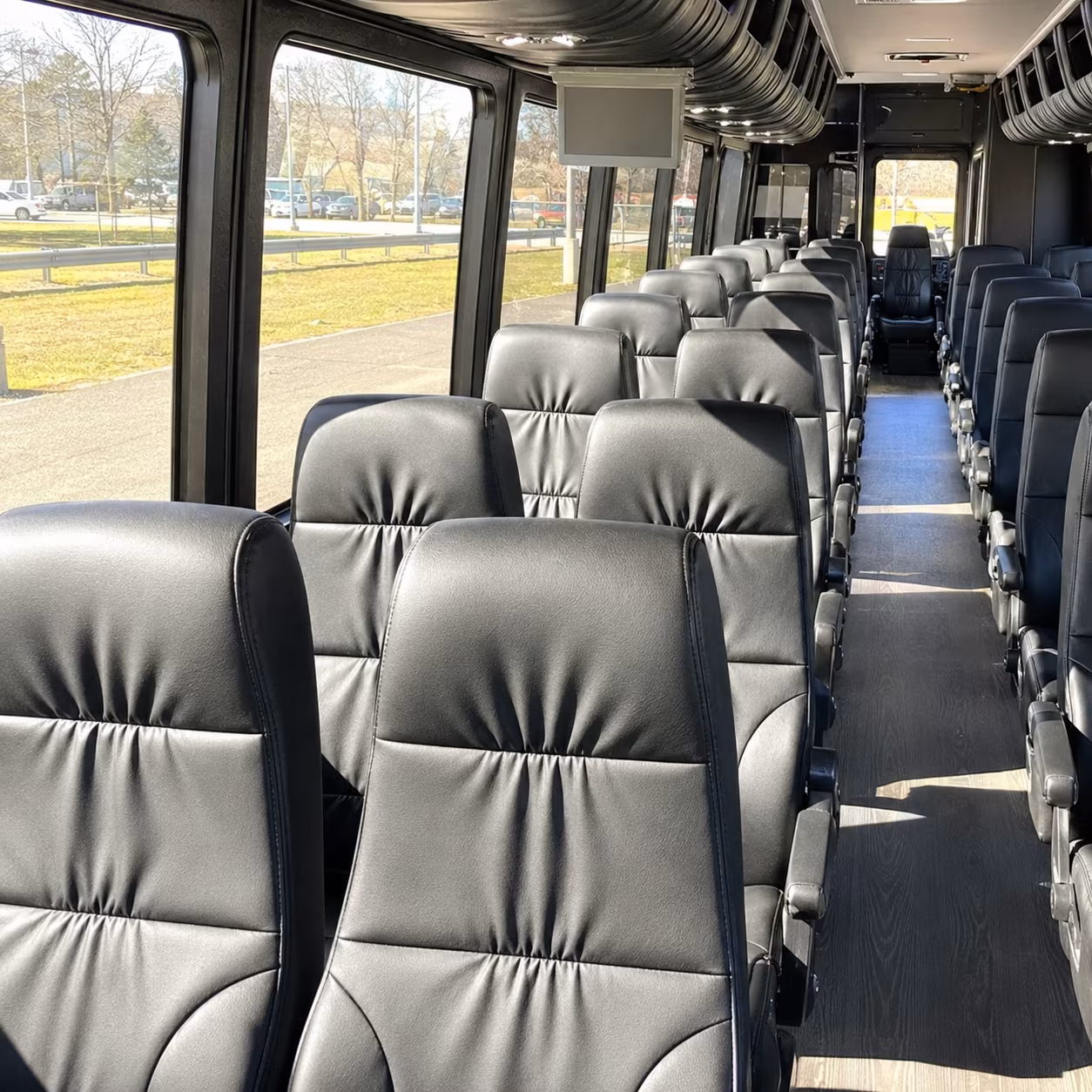 winston salem 25 passenger minibus inside