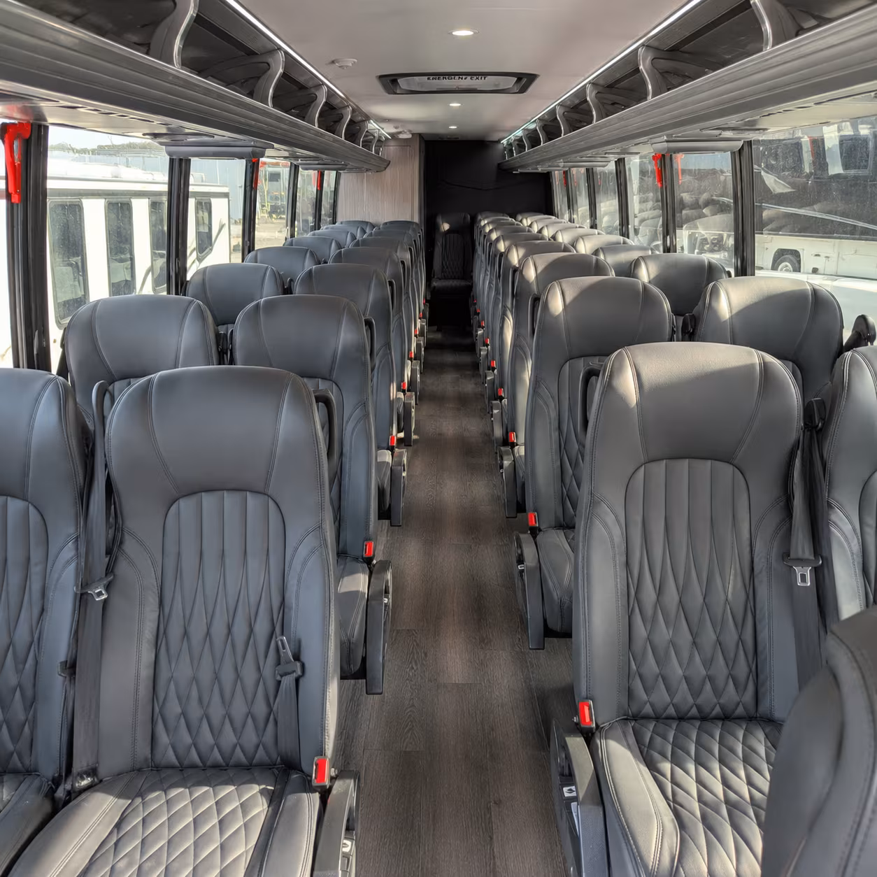 winston salem 30 passenger minibus interior
