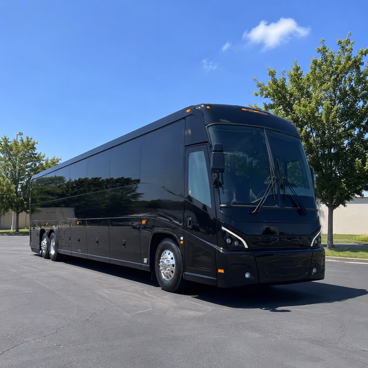 winston salem 56 passenger charter bus