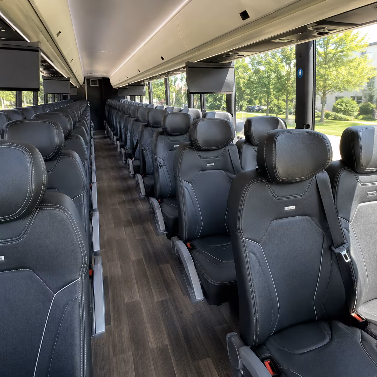 winston salem charter bus inside