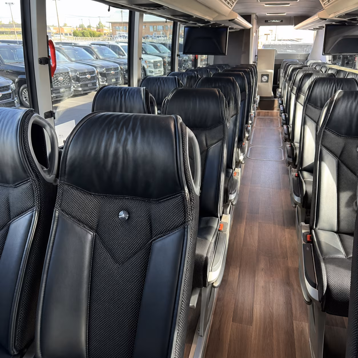 winston salem charter bus interior