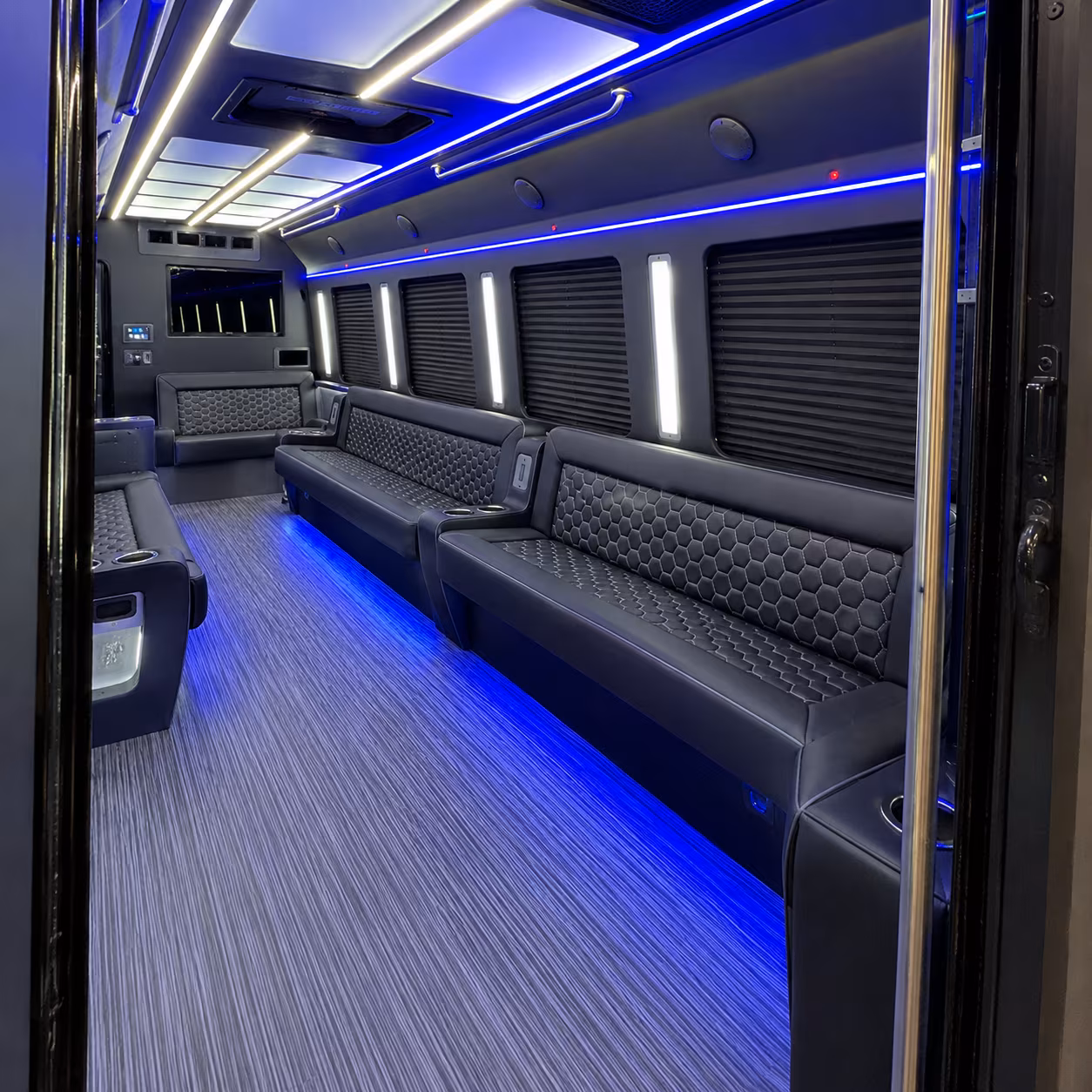 winston salem party bus interior