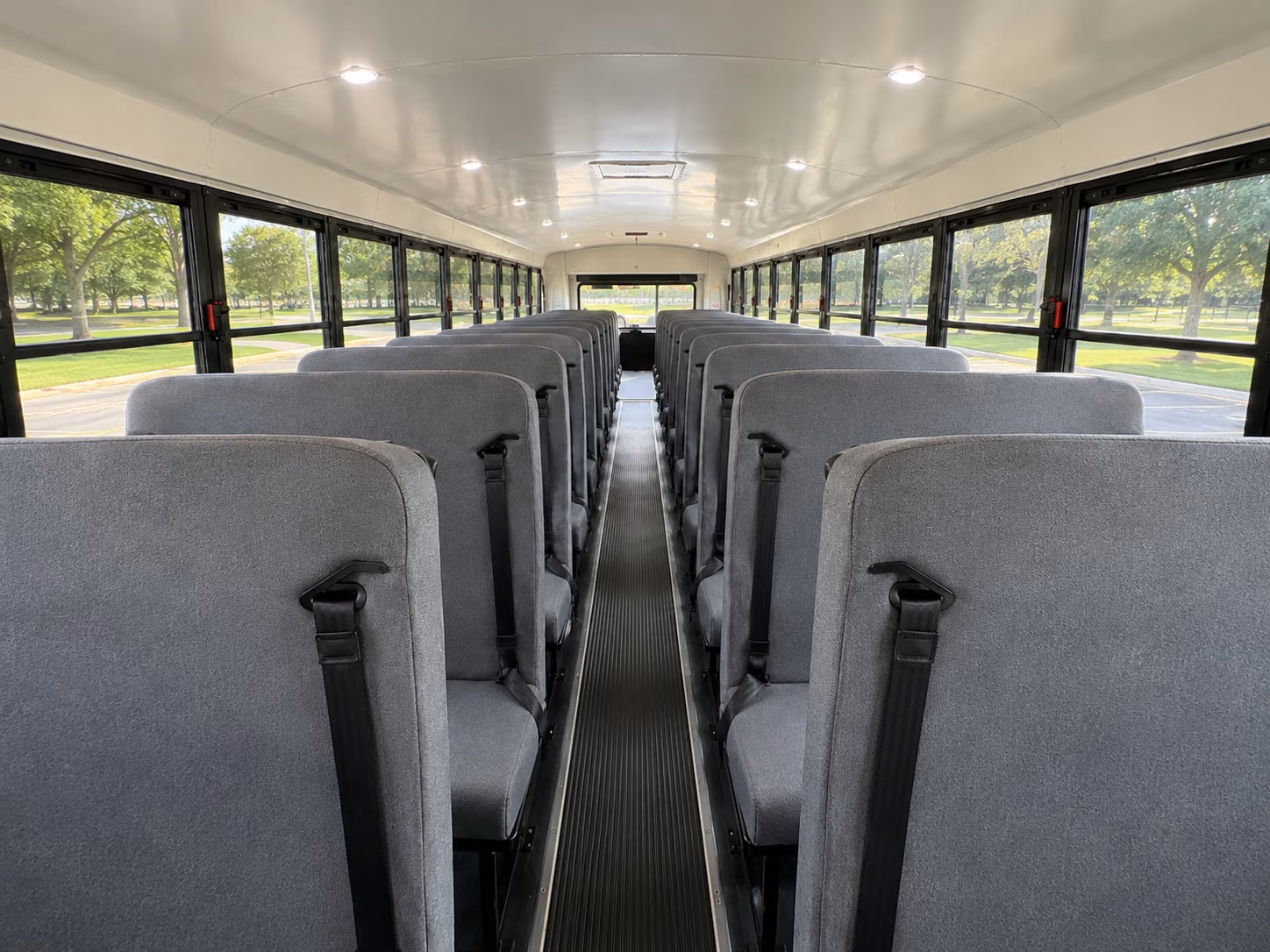 winston salem school bus inside